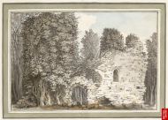 Verdley Castle 1782 drawing (8KB); click for larger version (320KB)