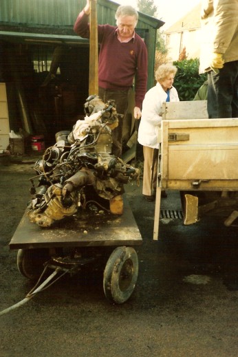 Engine from the bomber