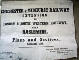 Chichester & Midhurst railway plans (6KB); click for larger version (52KB)